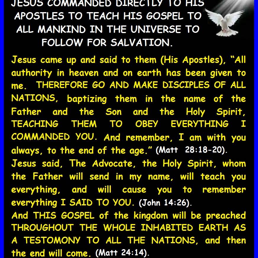 Post from JESUS SPEAKS XP