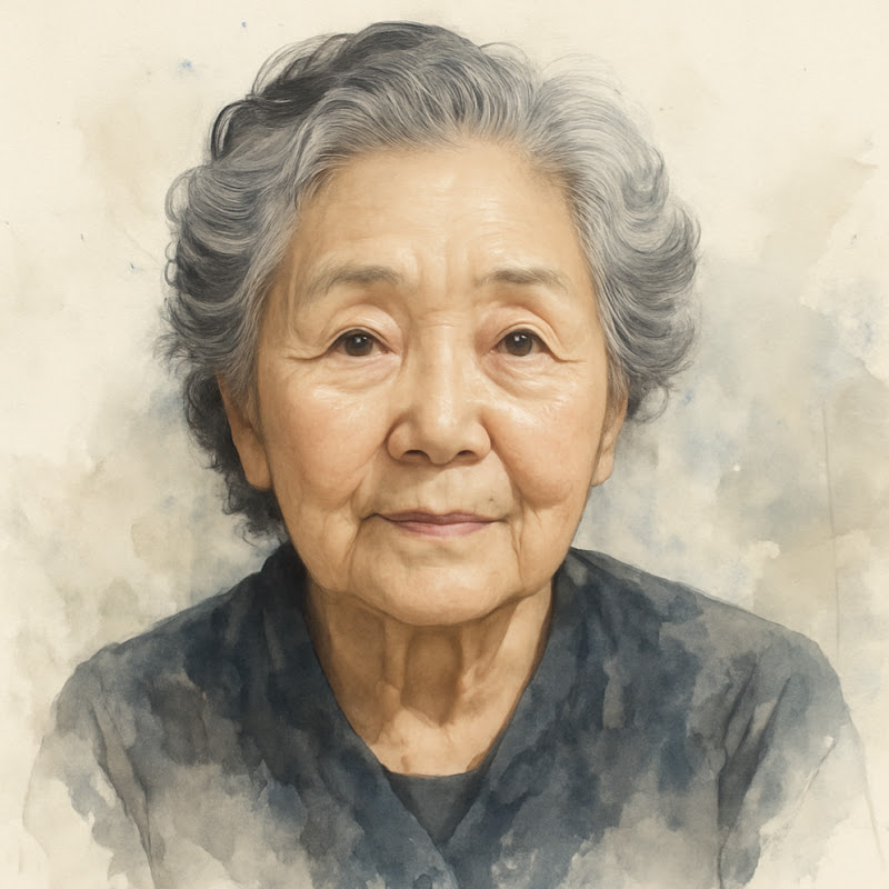 어머니의 정원 Logo