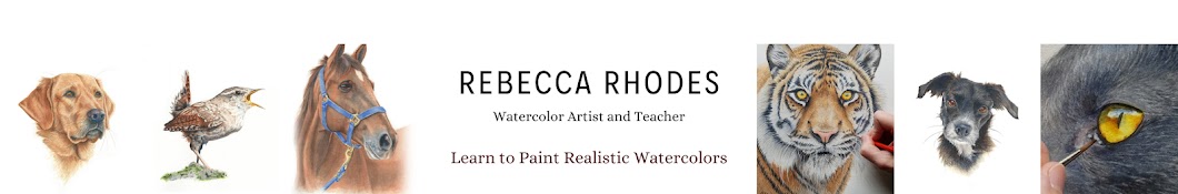 Rebecca Rhodes, Watercolor Artist YouTube channel avatar