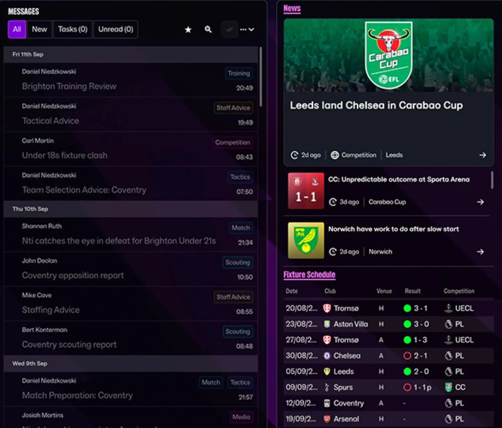 Football Manager 27 mostra la nuova interfaccia e promette meno clic per gestire la squadra