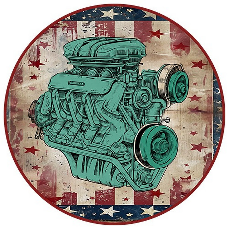 Vintage American Machines Logo