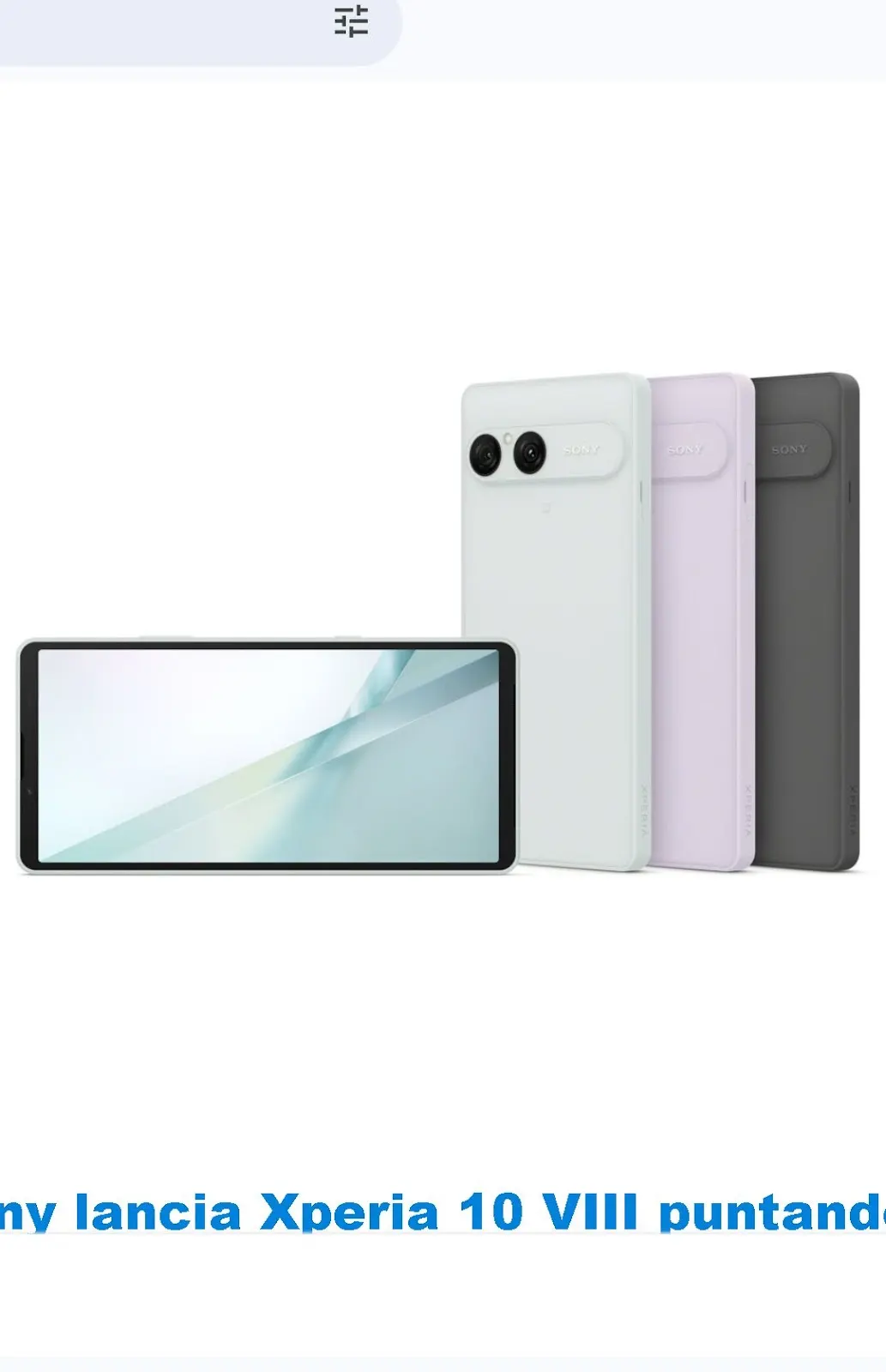 Sony Xperia 10 VIII punta su display più luminoso, audio stereo e due giorni di autonomia