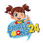 Anjali Toons 24 logo
