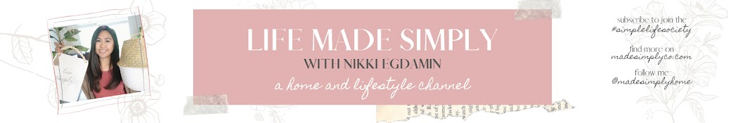 Life Made Simply with Nikki YouTube 频道头像