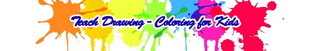 Teach Drawing - Coloring for Kids Avatar de canal de YouTube