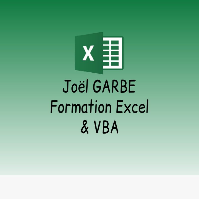 Formation Excel & VBA par Joël GARBE