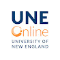 UNE Online Pre-Health logo