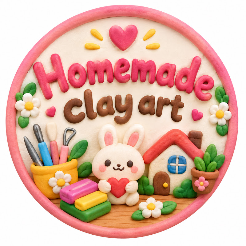 Homemade clay art