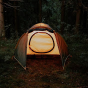 camping in the woods