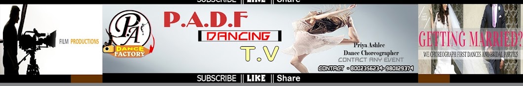 PADF Dancing TV ইউটিউব চ্যানেল অ্যাভাটার