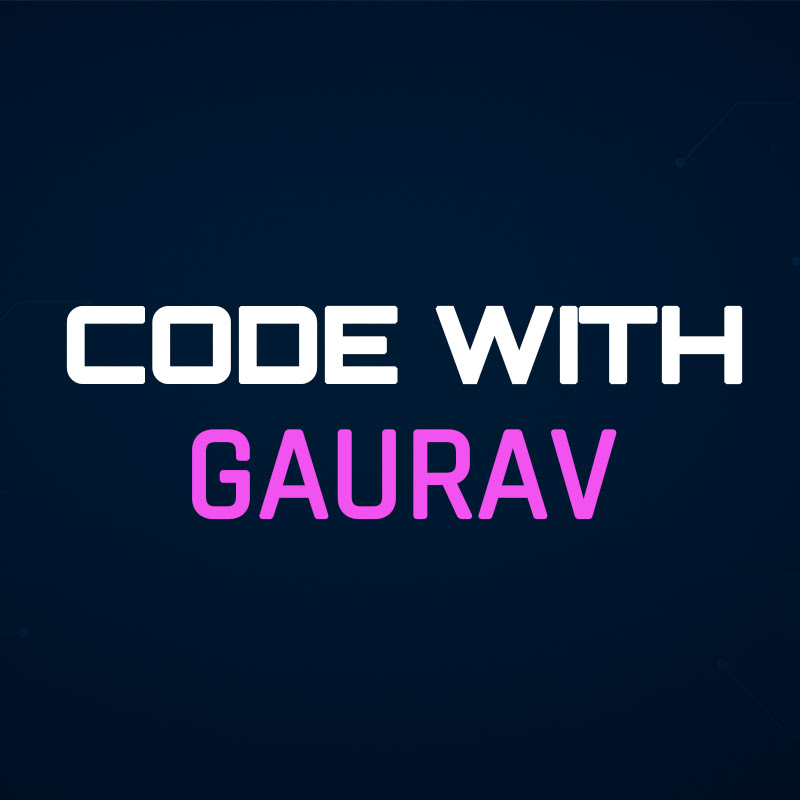 Code with Gaurav Logo