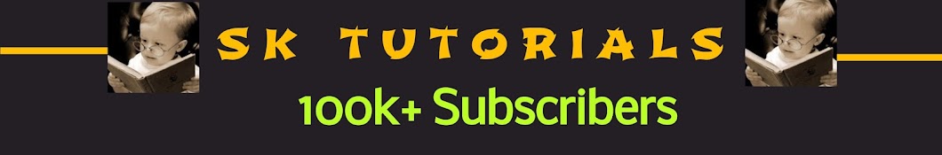 SK TUTORIALS YouTube channel avatar