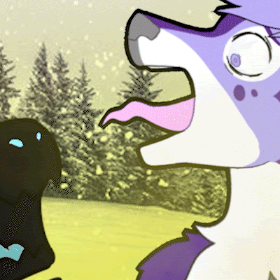 Post from generic purple protogen