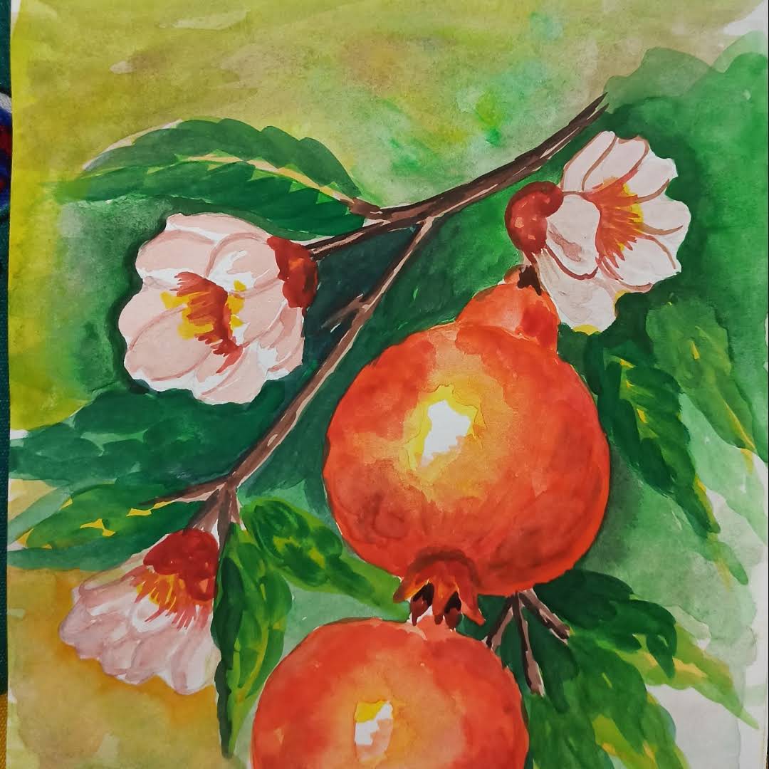 24217E 肉筆原画　水彩画　絵画　ファンタジー　ヒーリングアート YouTube