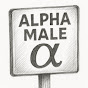 α-Male logo