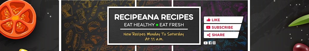 Recipeana Recipes رمز قناة اليوتيوب