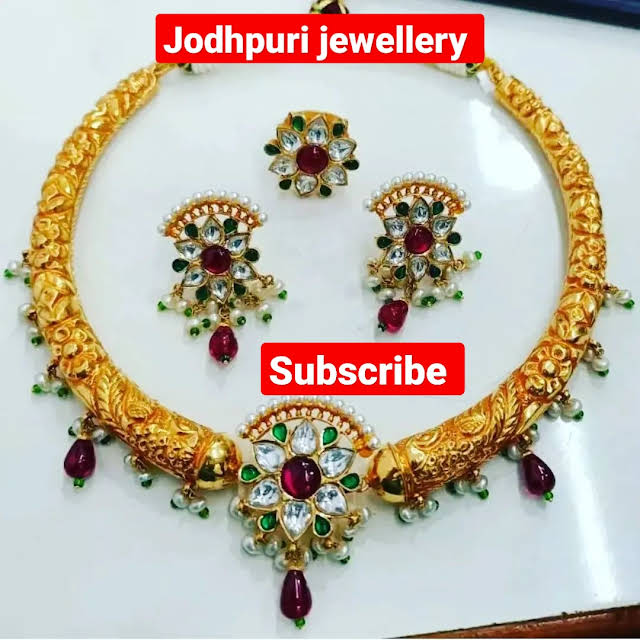 jodhpuri jewellery - YouTube