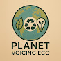 Planet voicing eco logo