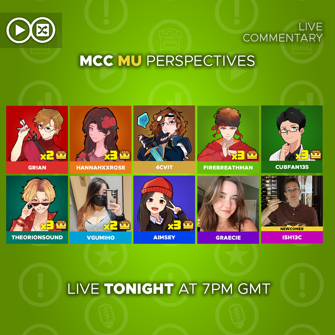 Post from MCC Live Show