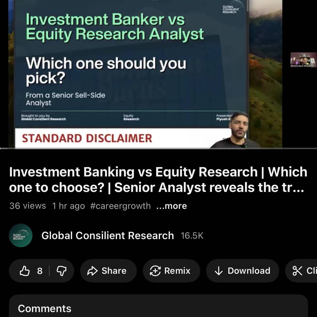 Post from Global Consilient Research