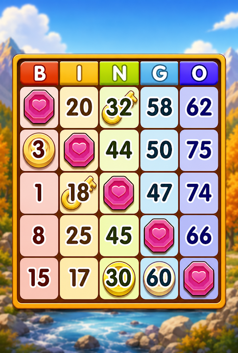 Bingo Card Klondike Adventures — cover art