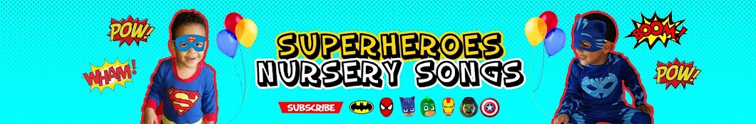 Superheroes nursery songs YouTube channel avatar