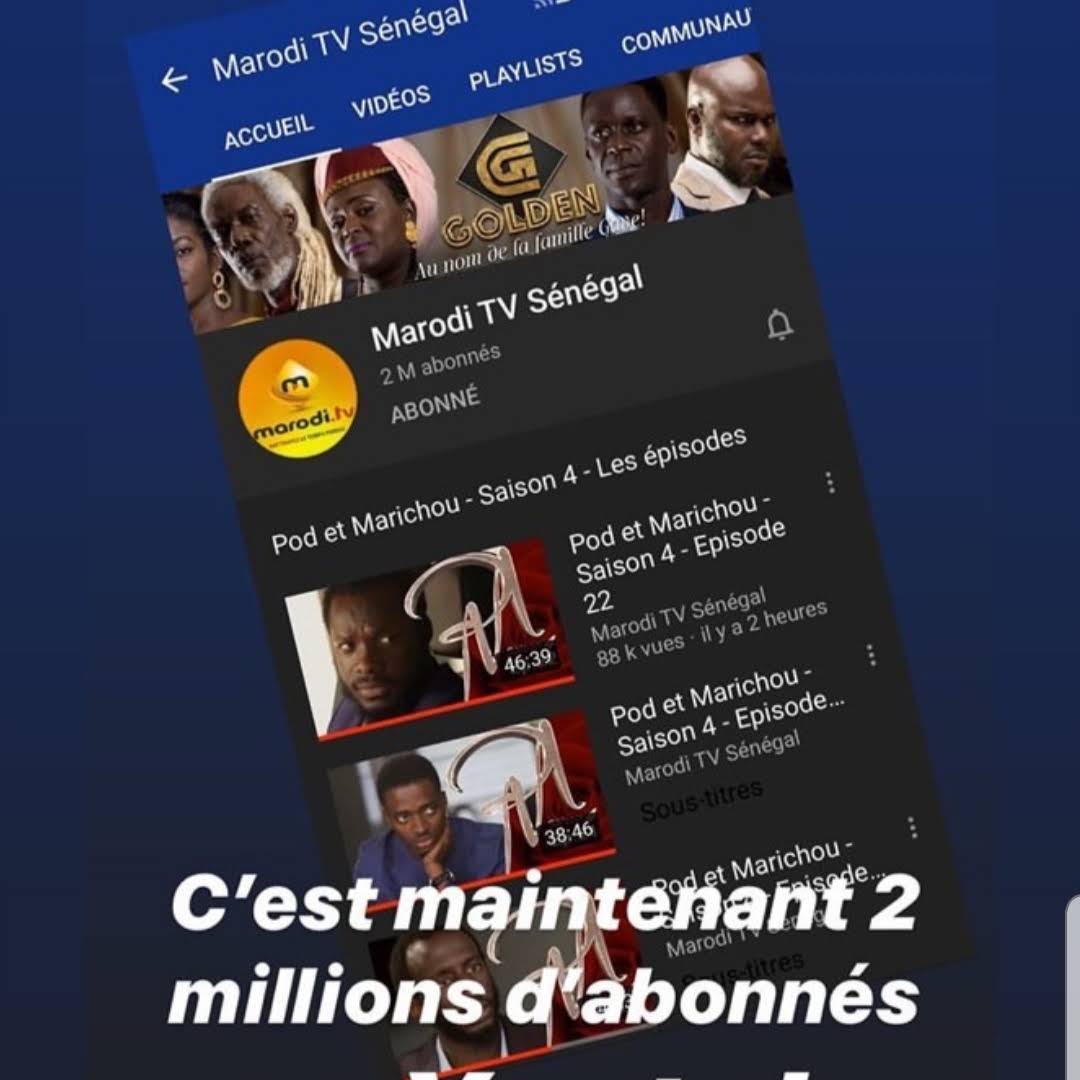 Post from Marodi TV Sénégal