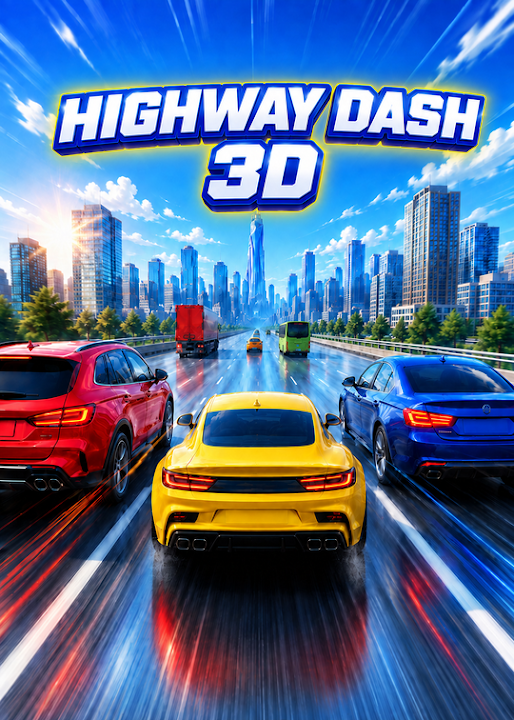 Highway Dash 3D — cover art