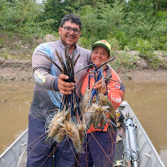 Mãe e Filho na Pesca