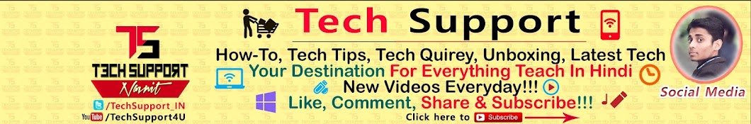 Tech Support YouTube 频道头像