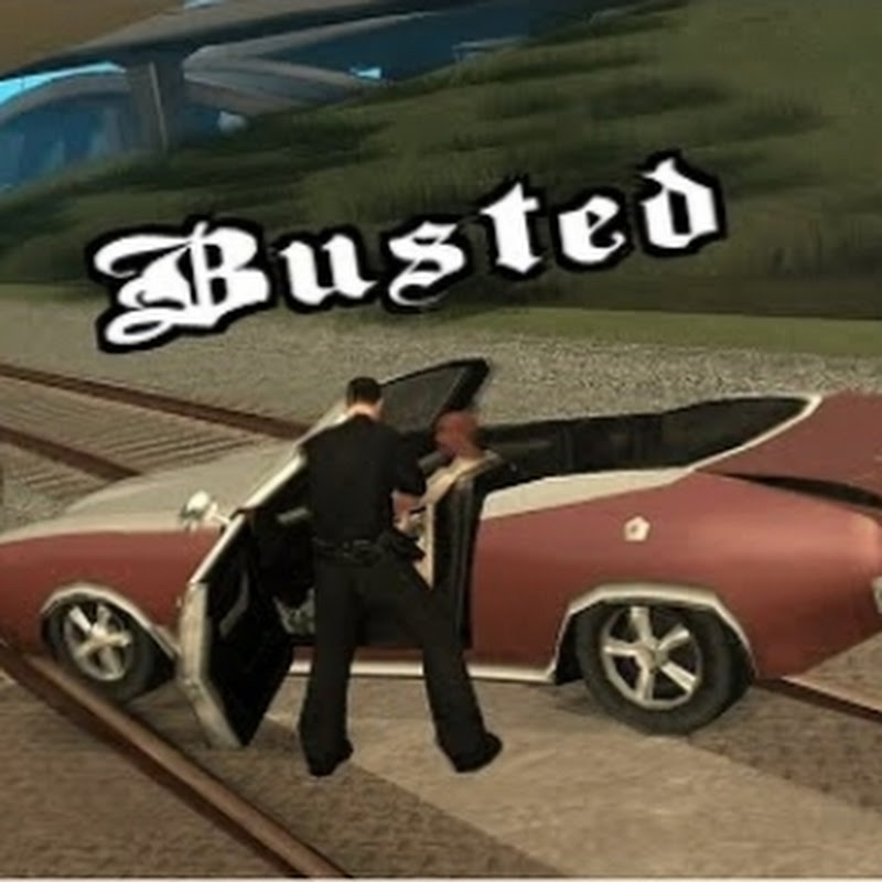 funny arrested CJ gta san andreas