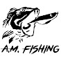 A.M. Fishing logo