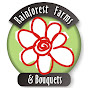 Rainforest Farms & Bouquets logo