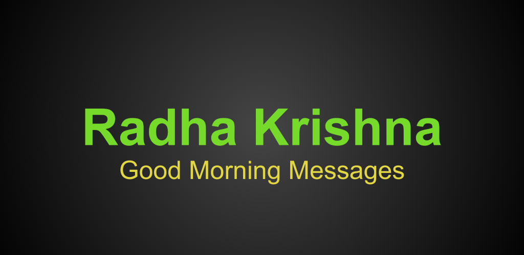 Radha Krishna Good Morning Messages Apk