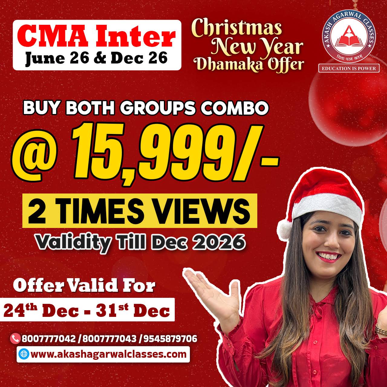Post from CMA Foundation Akash Agarwal Classes