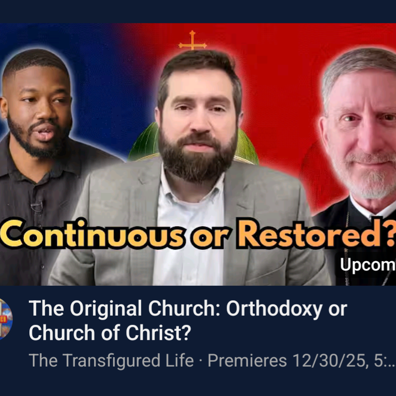 Post from The Transfigured Life