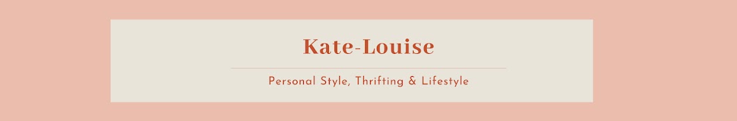 Kate-Louise YouTube channel avatar