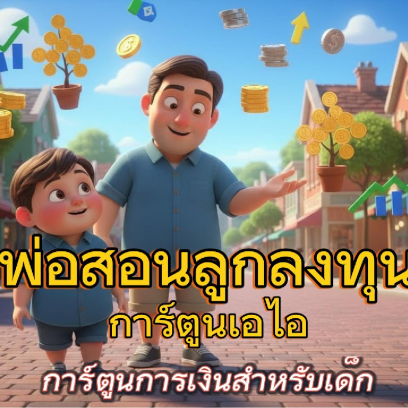 พ่อสอนลูกลงทุน | การ์ตูนเอไอ