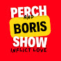 Memes from internet. Perch and Boris Show USA logo