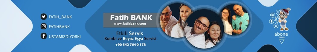 Fatih Bank Kombi, Beyaz EÅŸya Tamiri Avatar canale YouTube 