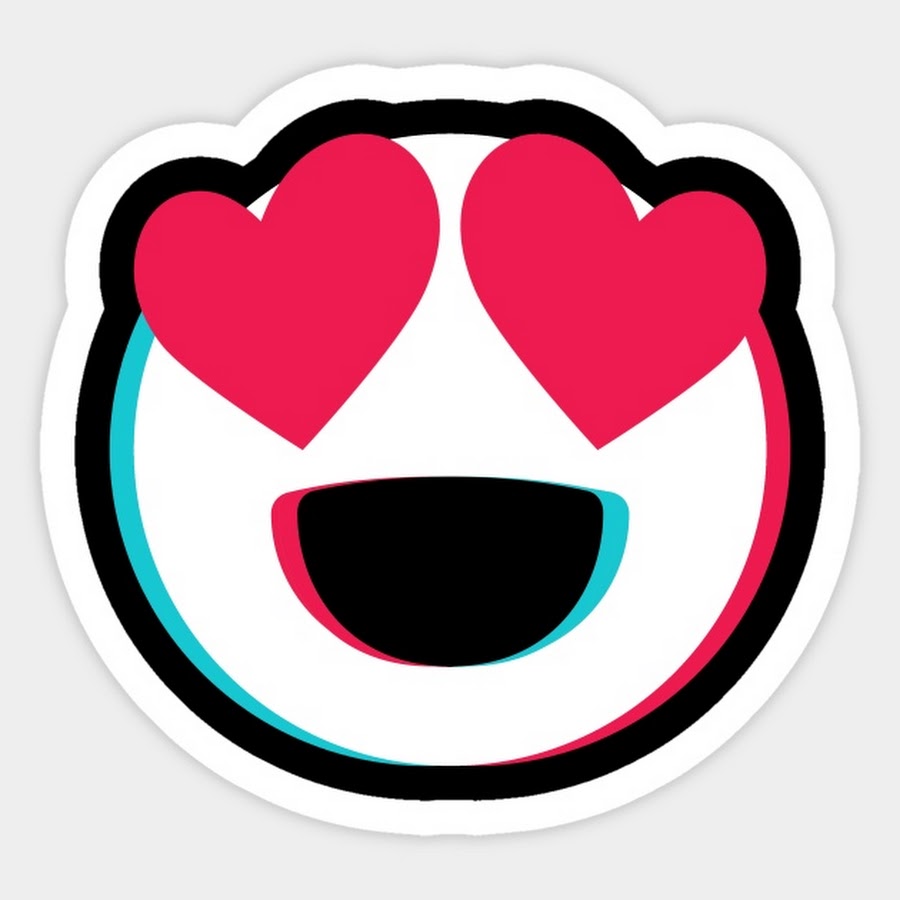 Тик эмодзи. Heart Eyes Emoji PNG.