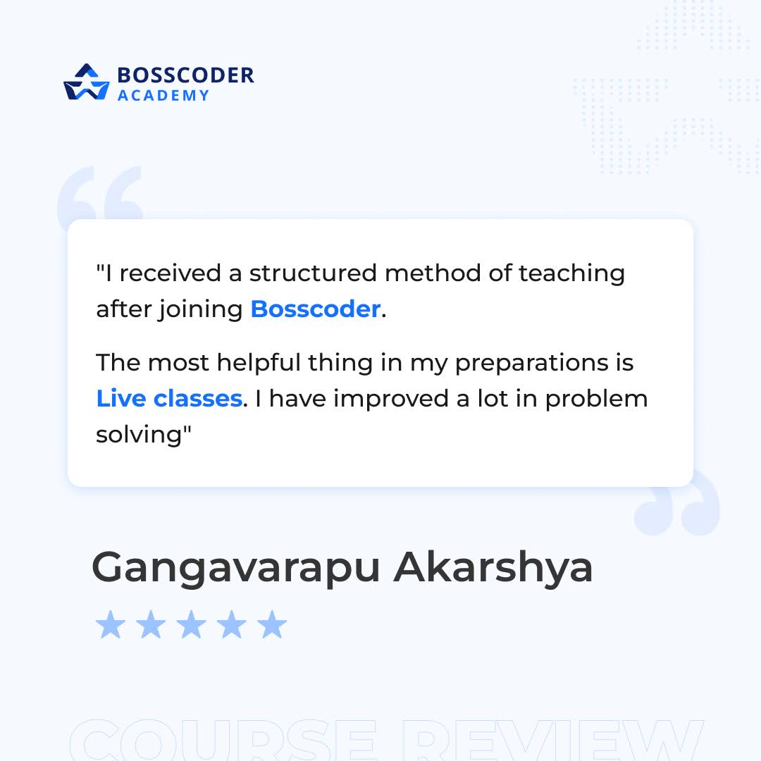 Post from Bosscoder Academy