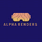 alpha renders  logo