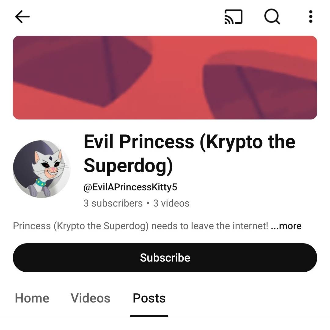 Post from Princess (Krypto the Superdog)