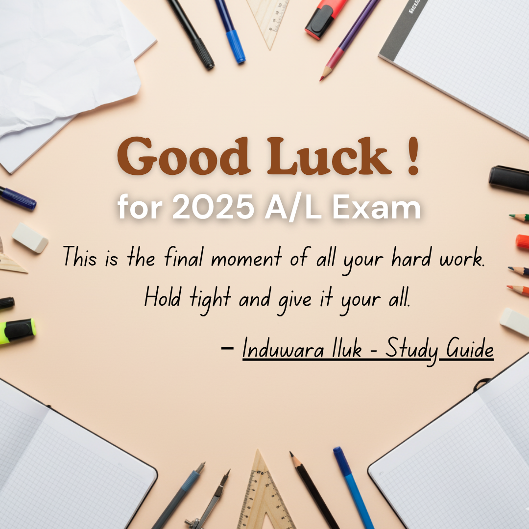Post from Induwara Iluk - Study Guide 🇱🇰