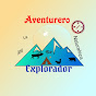 Aventurero explorador ama la naturaleza  logo