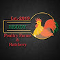 REDDY FARMS AND HATCHERY logo
