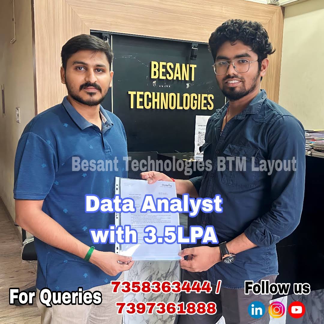 Post from Besant Technologies BTM Layout