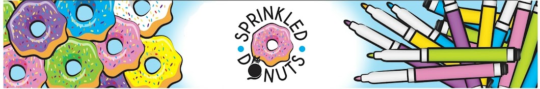 Sprinkled Donuts Coloring Book Pages Avatar canale YouTube 