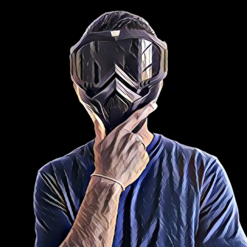 Man behind Mask